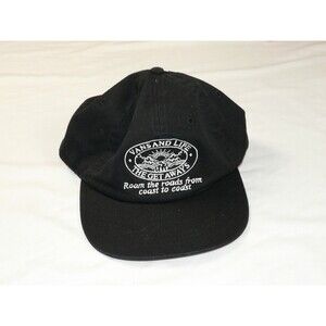 VTG Vintage Adjustable Back Trucker Hat - Black Vans and Life The Get Aways